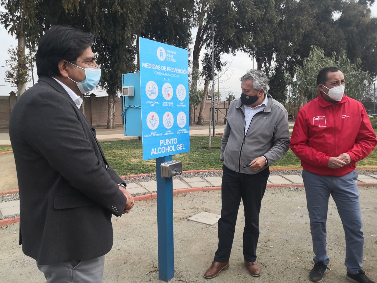 AUTORIDADES DAN EL VAMOS A REAPERTURA DE RECINTOS DEPORTIVOS MUNICIPALES DE RANCAGUA 2