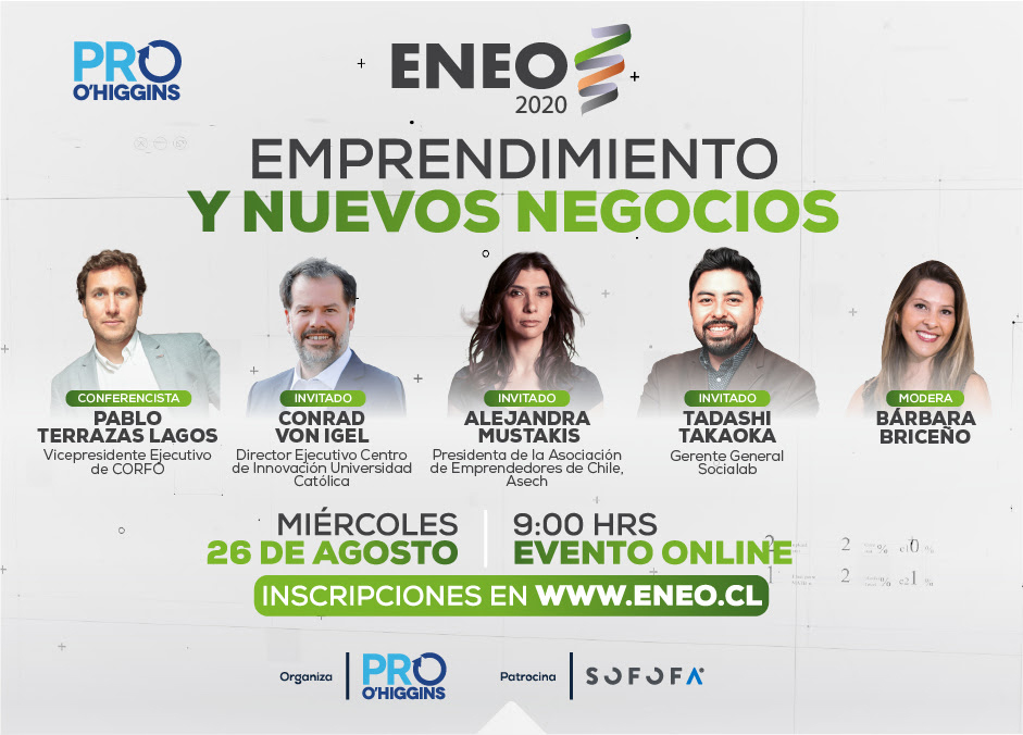 CORPORACIÓN PRO OHIGGINS INVITA A CONVERSAR SOBRE EMPRENDIMIENTO Y NUEVOS NEGOCIOS EN EL ÚLTIMO ENCUENTRO ONLINE 1