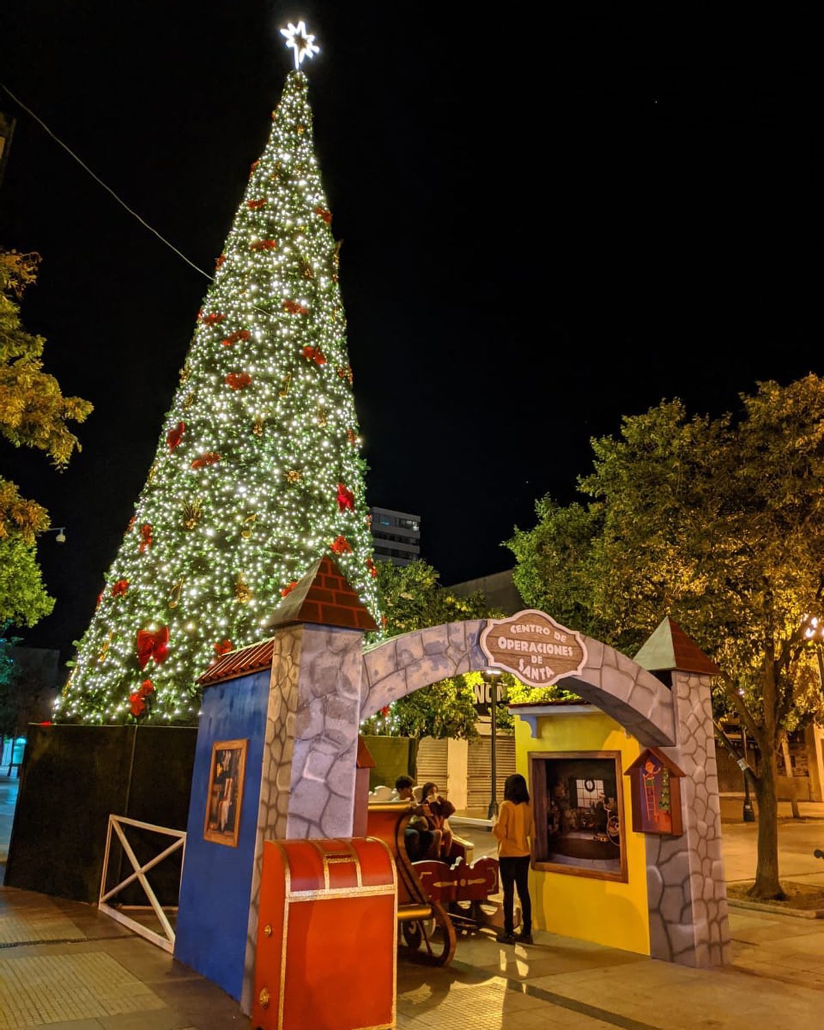 ÁRBOL DE NAVIDAD DE LA PLAZA DE LOS HÉROES FUE ENCENDIDO EN EMOCIONANTE CEREMONIA