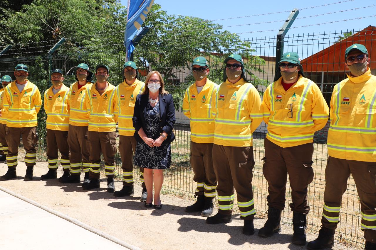 INAUGURAN EN MOSTAZAL NUEVA BRIGADA TÁCTICA DE CONAF PARA EL COMBATE DE INCENDIOS FORESTALES 2