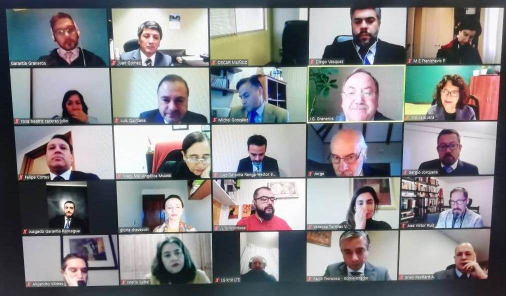 MINISTROS JUECES Y ADMINISTRADORES DE TRIBUNALES DE LA JURISDICCIÓN RANCAGUA SE REUNIERON CON MINISTRA GLORIA ANA CHEVESICH 1