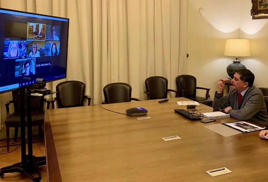 OHiggins Intendenta Cofré y Ministro Alvarado revisan avances del Plan Regional de Gobierno