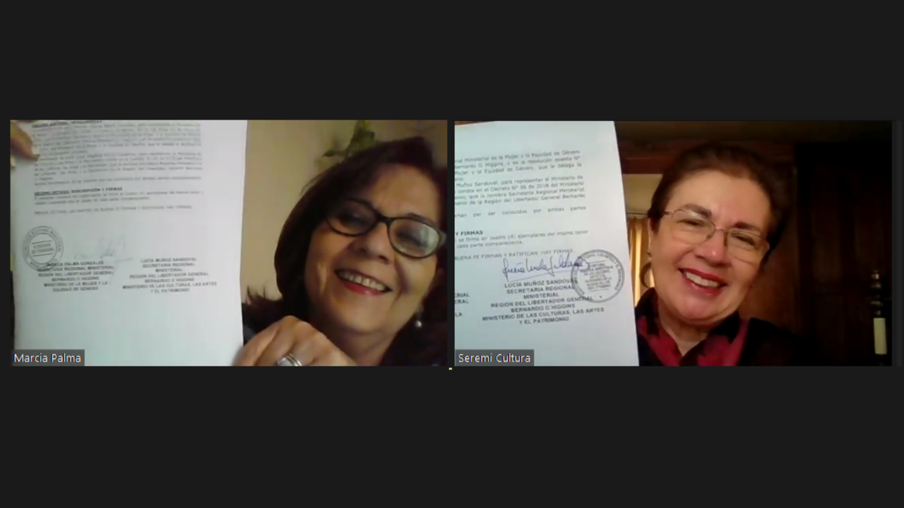 Firma de Convenio entre Seremi de las Culturas y de la Mujer 1