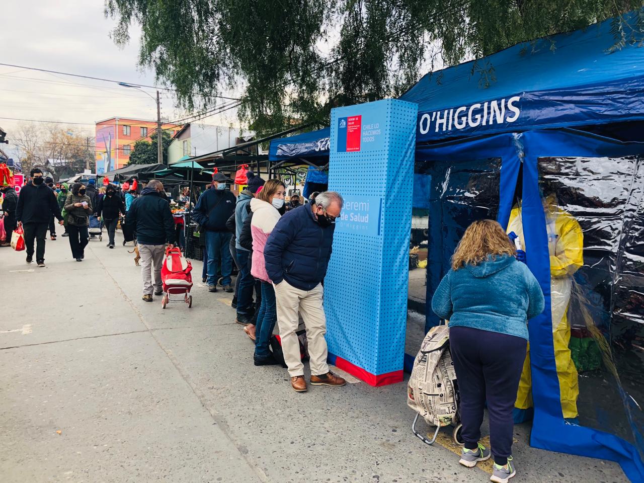 Búsqueda Activa casos Covid 19 Seremi de Salud OHiggins y Atención Primaria de Salud efectúan más de 1.300 PCR en operativos