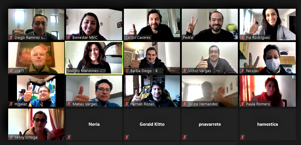 MESA VIRTUAL DEL DEPORTE Y TELETRABAJO CON MINERA VALLE CENTRAL 1
