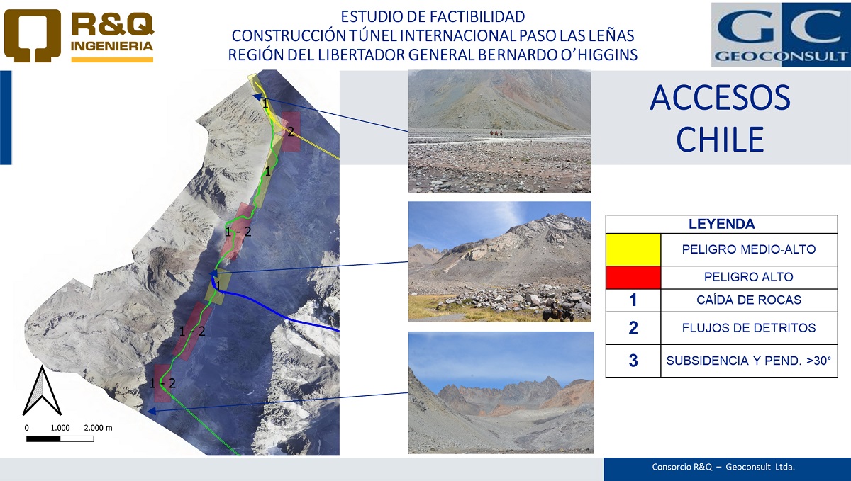 MOP OHiggins avanza con estudio de factibilidad construccion tunel internacional Paso Las Lenas 2A