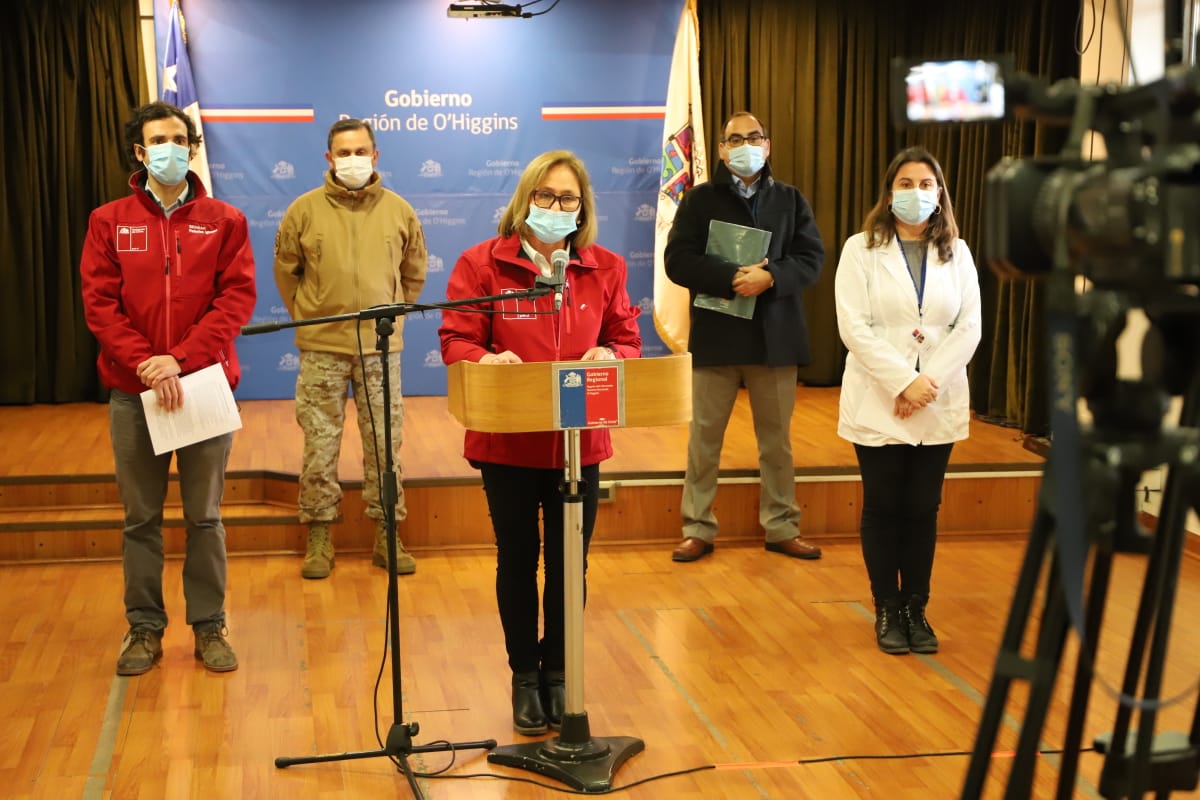 Covid 19 30 JULIO Intendenta Cofré informó que la región presentó 104 casos nuevos y el fallecimiento de 8 personas