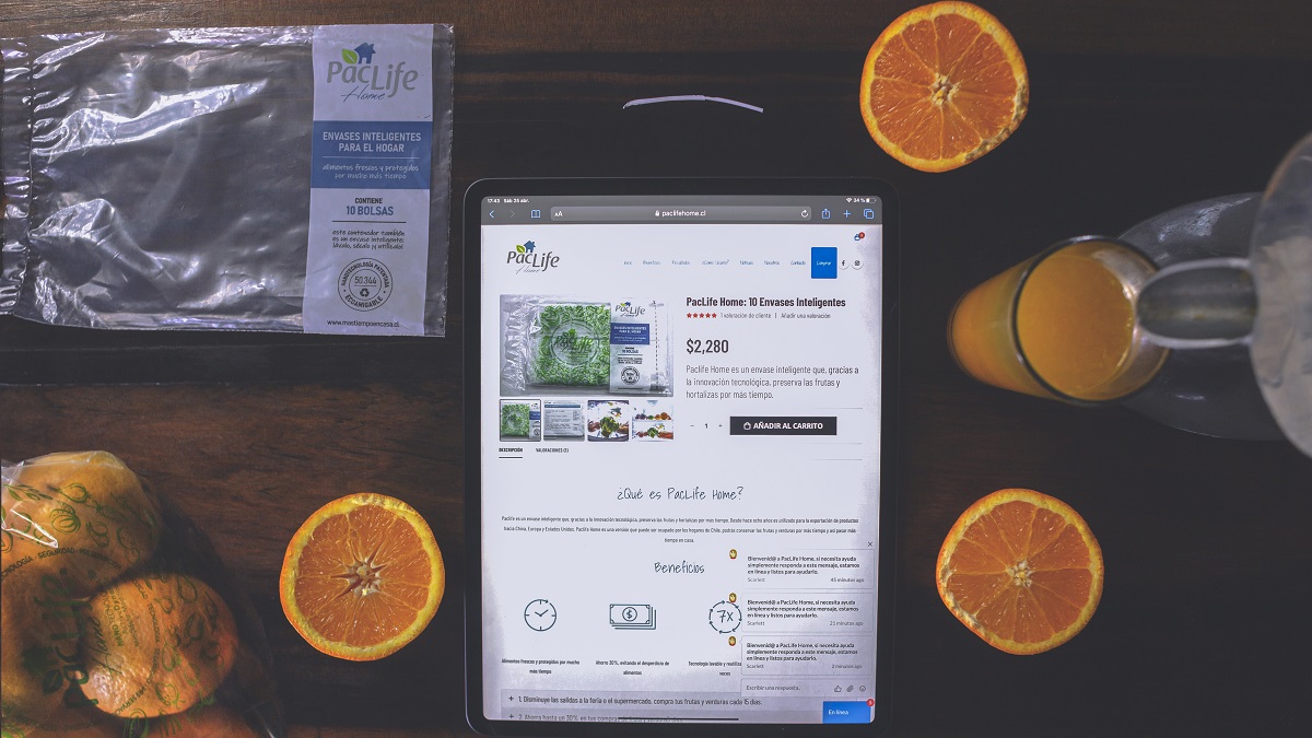 Empresa chilena lanza envase que permite que las frutas y verduras duren más de 20 días