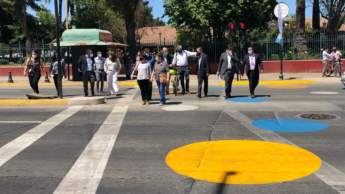 AUTORIDADES INAUGURAN CRUCE SEMI TOKIO EN INTERSECCIÓN DE AVENIDAS MILLÁN CON CACHAPOAL 2