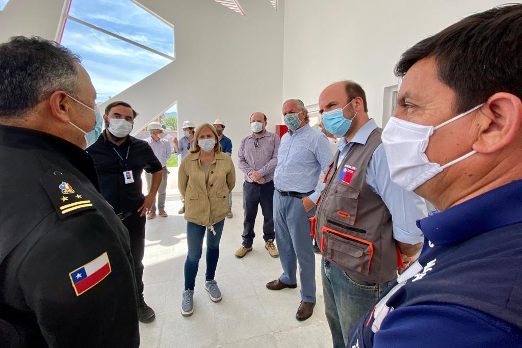 AUTORIDADES INSPECCIONAN OBRAS DEL NUEVO CUARTEL DE BOMBEROS DE APALTA FINANCIADO CON RECURSOS DEL GOBIERNO REGIONAL 2