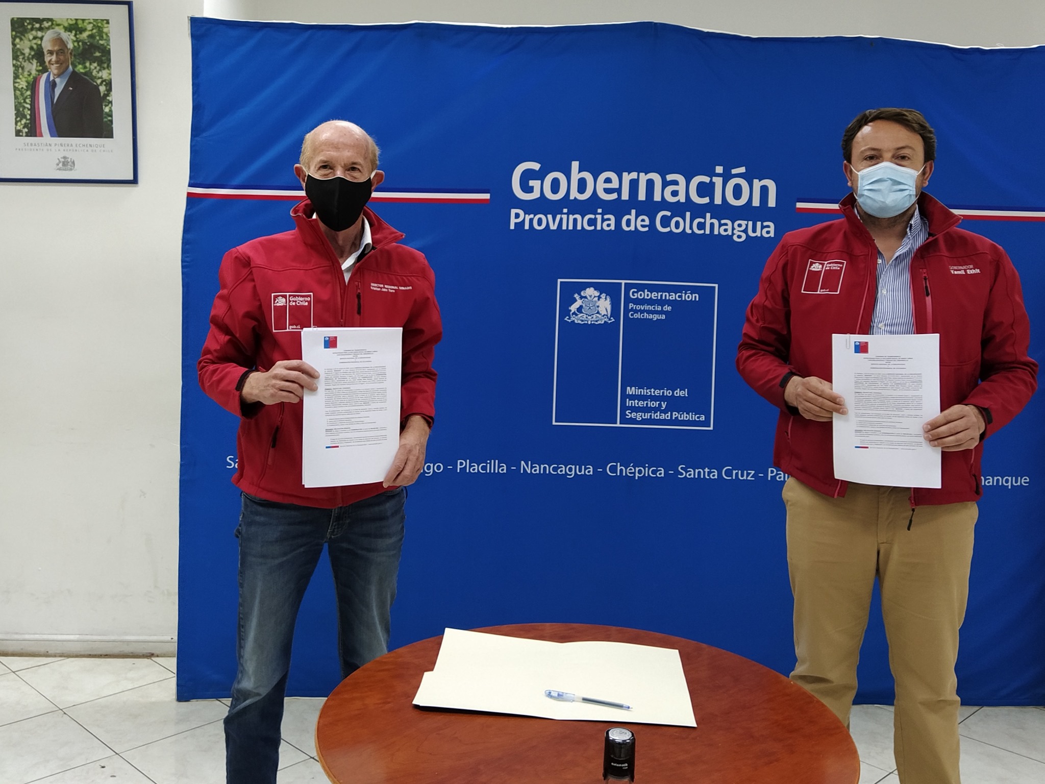 GOBERNACIÓN DE COLCHAGUA FIRMÓ CONVENIO CON SENADIS PARA ATENCIÓN PROVINCIAL 2