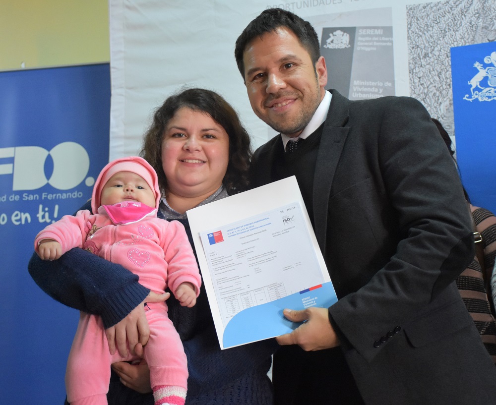 MÁS DE MIL FAMILIAS DE OHIGGINS FUERON BENEFICIADAS CON EL SUBSIDIO DE ARRIENDO ESPECIAL CLASE MEDIA