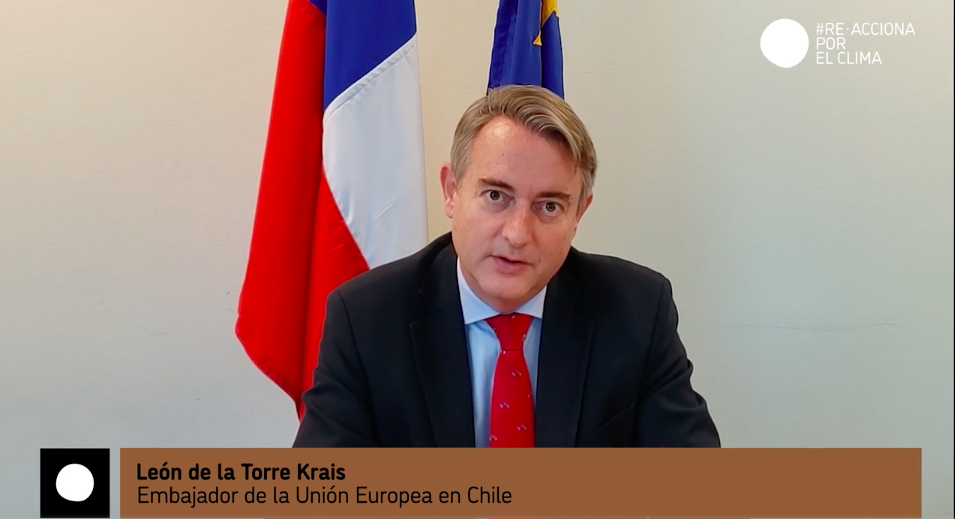 SEREMI DE MEDIO AMBIENTE REGIÓN DE OHIGGINS ESTAMOS EN PLENO PROCESO DE UN PLAN REGIONAL DE CAMBIO CLIMÁTICO León de la Torre Krais Jefe de la Delegación de la Unión Europea en Chile