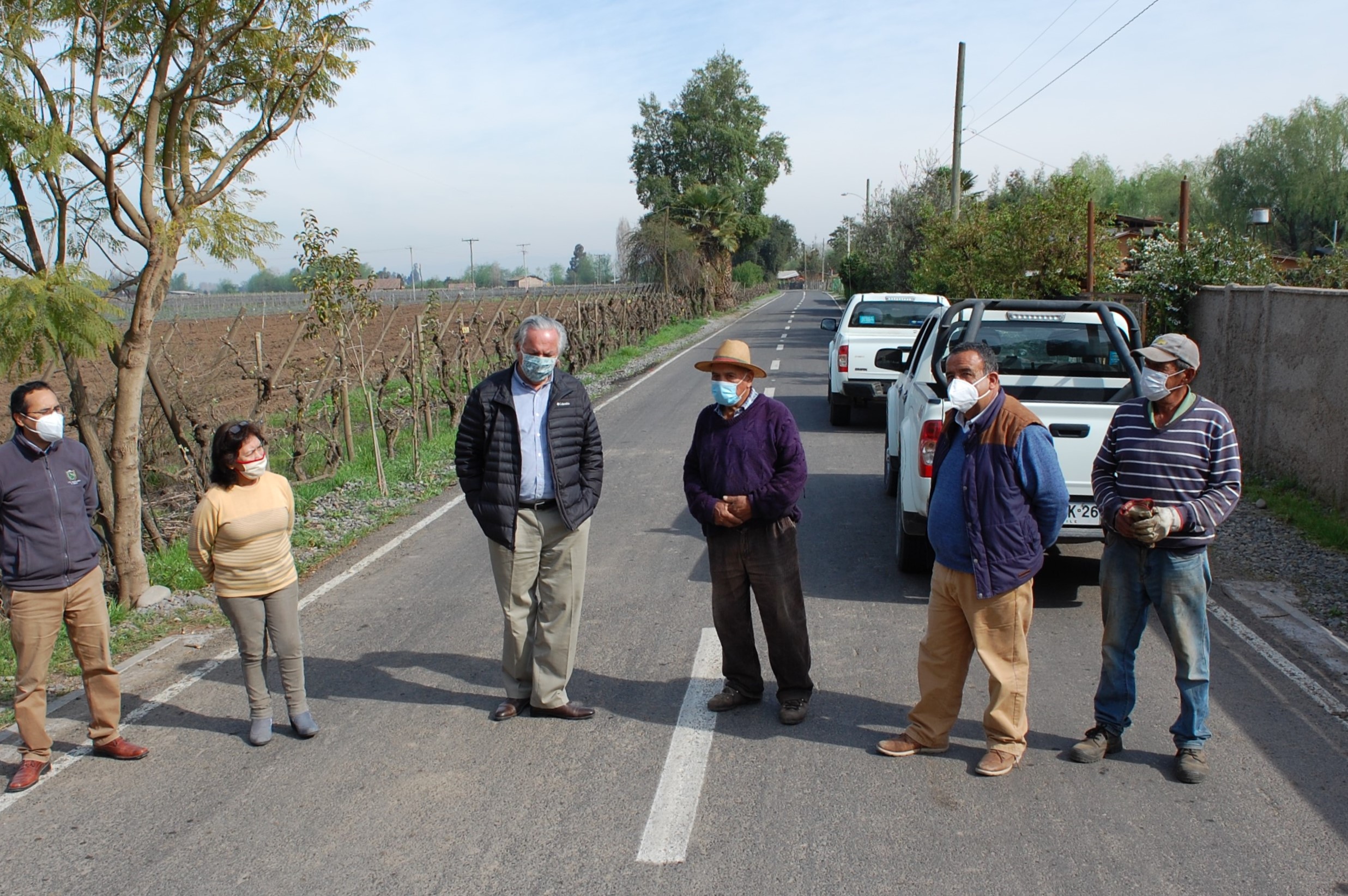 SEREMI OBRAS PÚBLICAS INSPECCIONA CAMINOS PAVIMENTADOS Y NUEVOS SECTORES POR PAVIMENTAR EN CHÉPICA 2