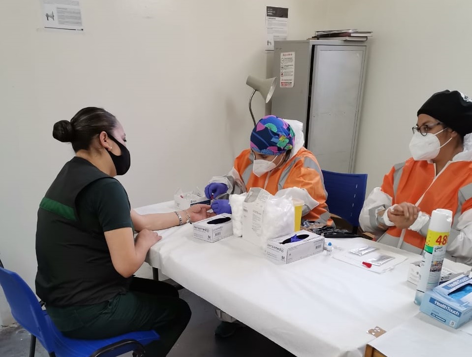 MÁS DE 300 INTERNOS DEL CP DE RANCAGUA SE REALIZARON TEST RÁPIDO PARA CORONAVIRUS 2