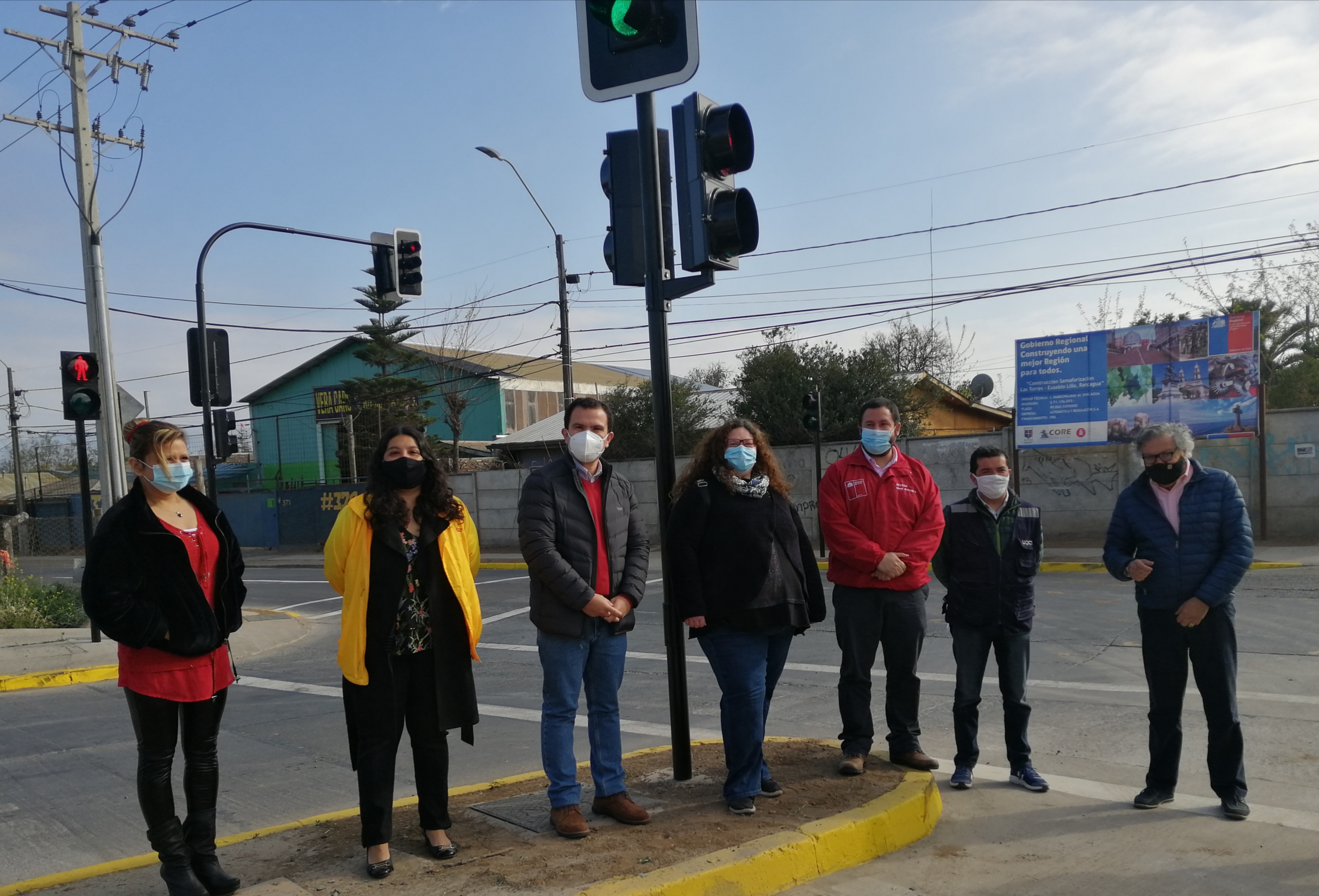 MTT HABILITA PRIMER SEMÁFORO CON TECNOLOGÍA 4G EN LA COMUNA DE RANCAGUA 