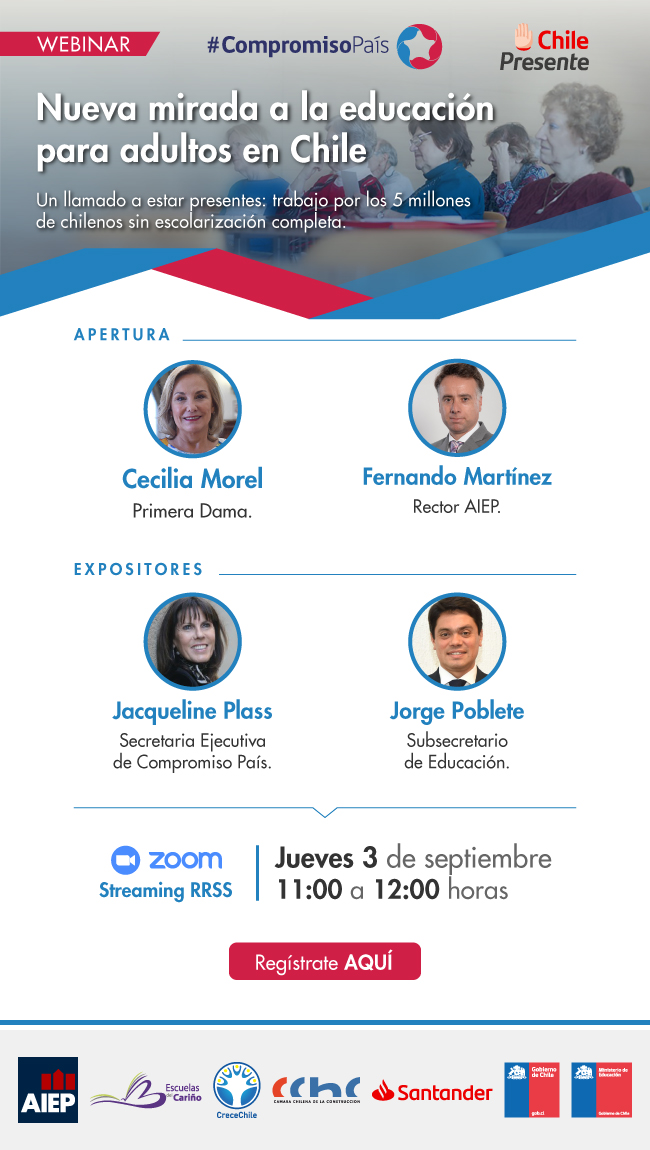 COMPROMISO PAÍS PROPONE UNA NUEVA MIRADA A LA EDUCACIÓN PARA ADULTOS EN CHILE 2
