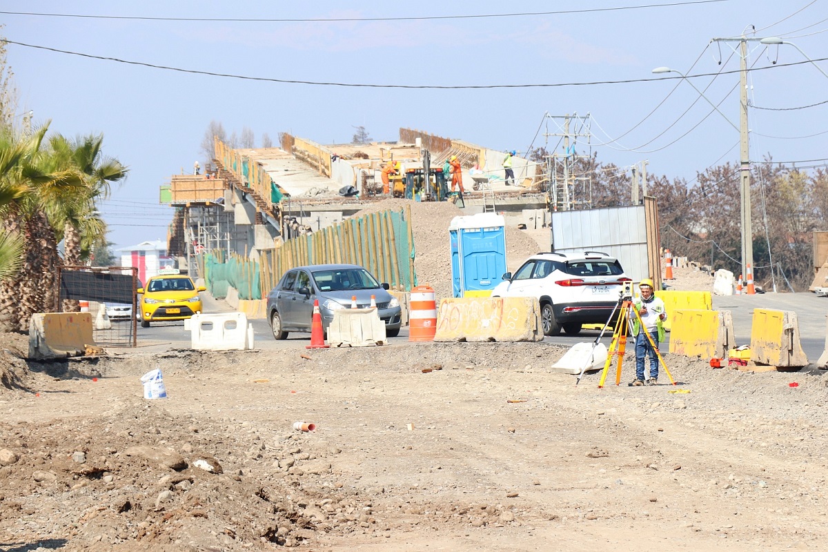 REALIZAN VISITA INSPECTIVA A PASO VEHICULAR DESNIVELADO LAS COLORADAS DE RANCAGUA 2
