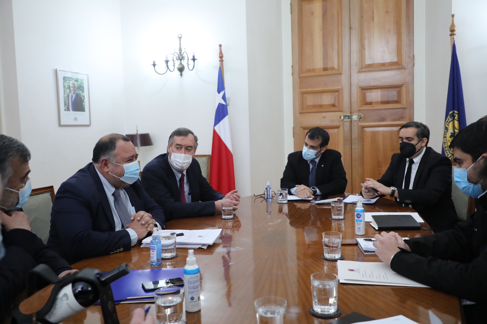 MINISTRO DEL INTERIOR COMPROMETE VISITA A GRANEROS PARA ANALIZAR PROBLEMAS DE DELINCUENCIA