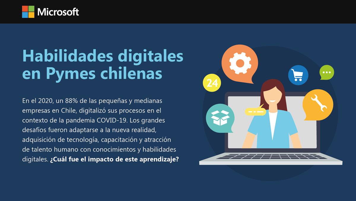 Encuesta revela alta digitalización y foco en capacitación de Pymes chilenas A