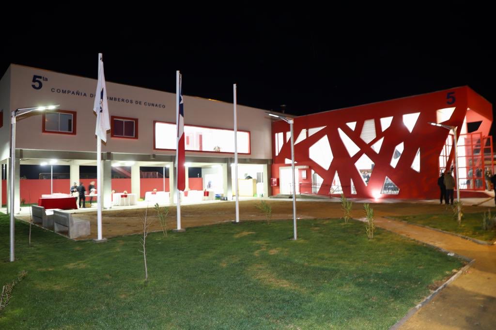MOP OHIGGINS LIDERA CONSTRUCCIÓN DE CUARTELES DE BOMBEROS EN EL PAÍS Foto 5ª Compañía de Cunaco Nancagua