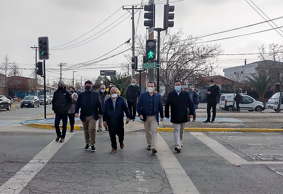 MTT OHIGGINS PONE EN FUNCIONAMIENTO CRUCE SEMAFORIZADO EN VÍA DE ACCESO A RANCAGUA 2