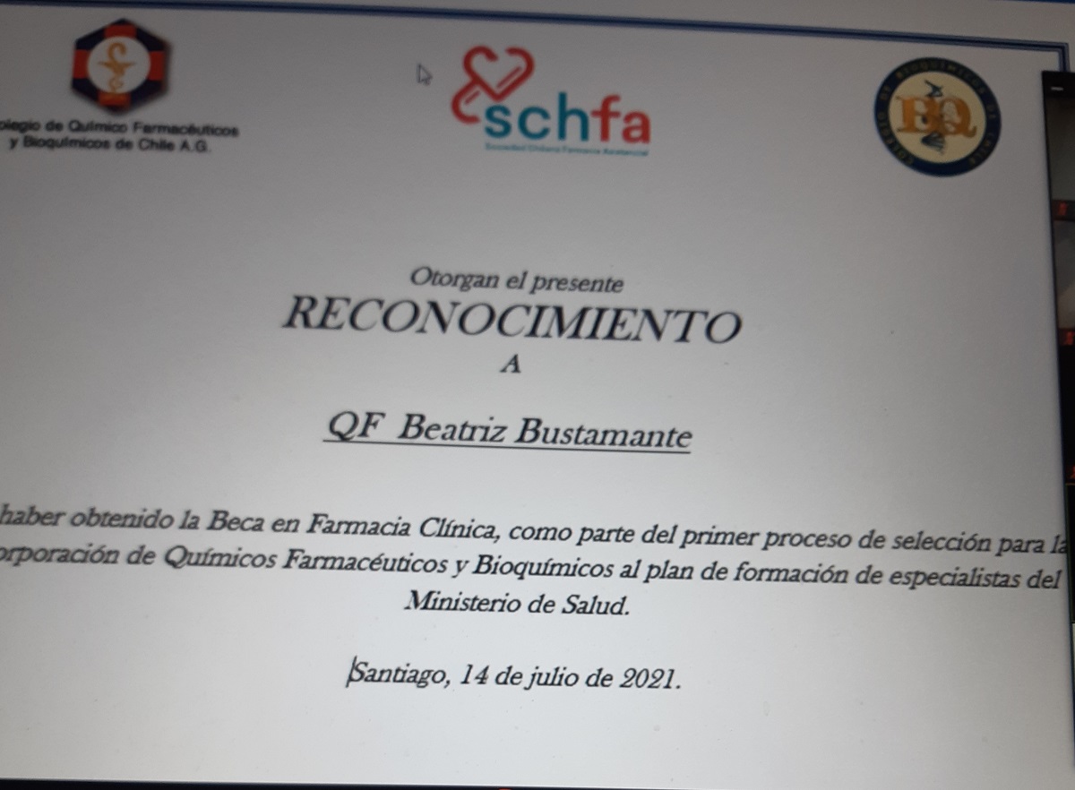 QUÍMICA FARMACÉUTICA DE SAN FERNANDO INGRESA AL PRIMER PLAN DE ESPECIALIZACIÓN DEL ÁREA