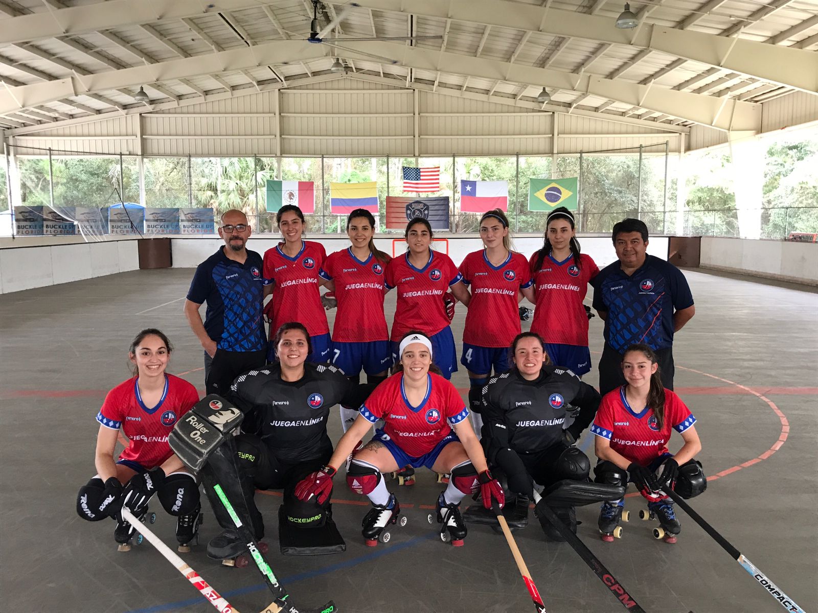 GANAN ORO PARA CHILE MARCIANITAS Y SELECCIÓN MASCULINA ADULTA TRIUNFAN EN COPA DE HOCKEY PATÍN EN ESTADOS UNIDOS
