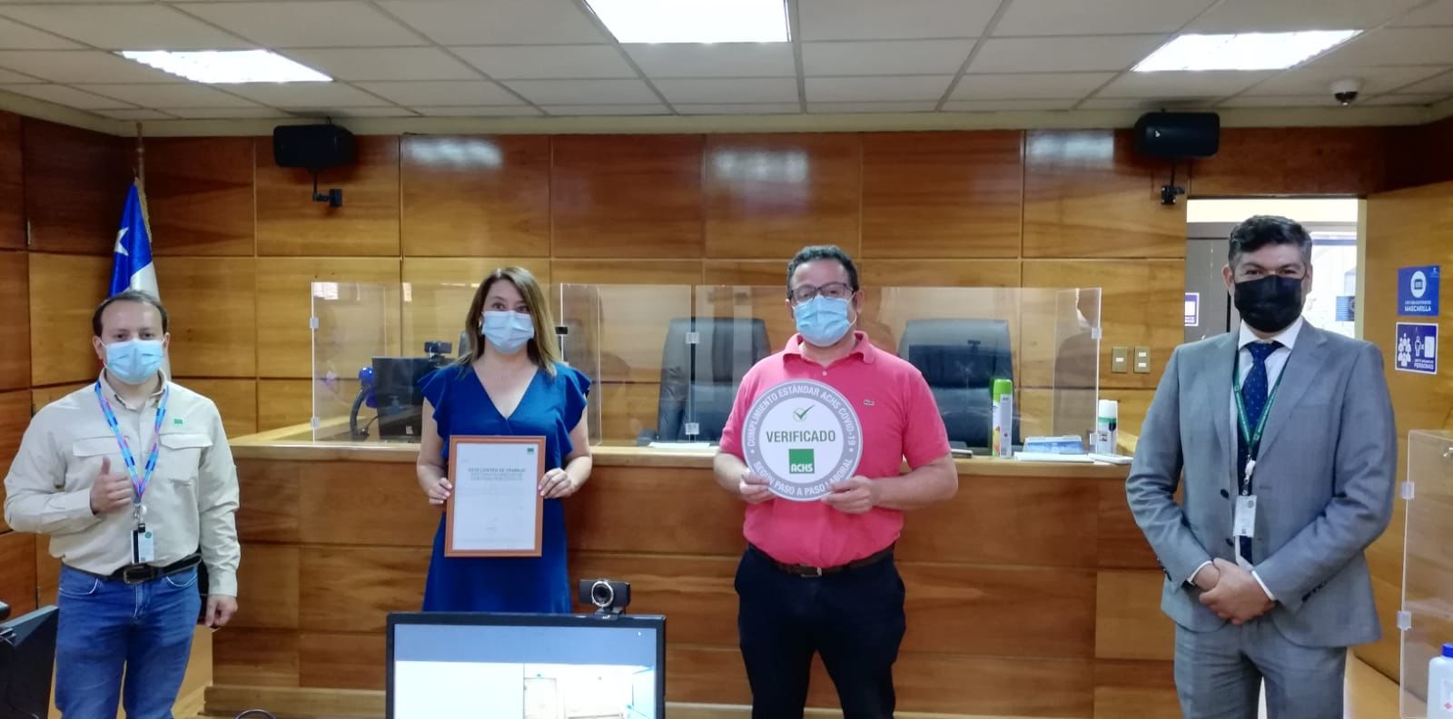 TRIBUNAL DE JUICIO ORAL EN LO PENAL DE SAN FERNANDO RECIBIÓ SELLO COVID 19 a