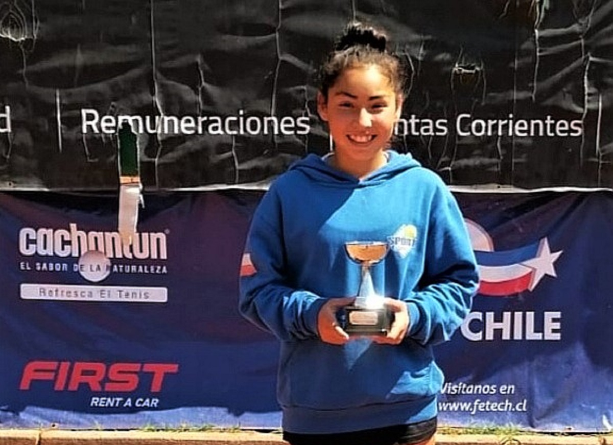 RANCAGÜINA MIKAL GUERRA OBTIENE EL VICECAMPEONATO EN TORNEO NACIONAL DE TENIS 2