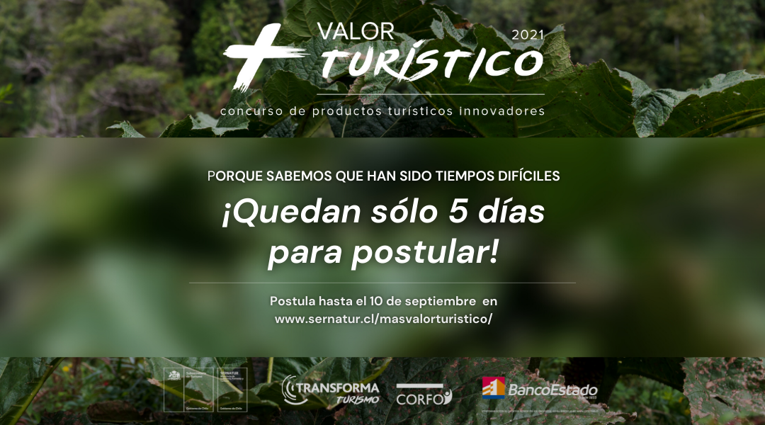 ÚLTIMOS DÍAS PARA POSTULAR AL CONCURSO MÁS VALOR TURÍSTICO Y GANAR UNA ASESORÍA EN MARKETING DIGITAL