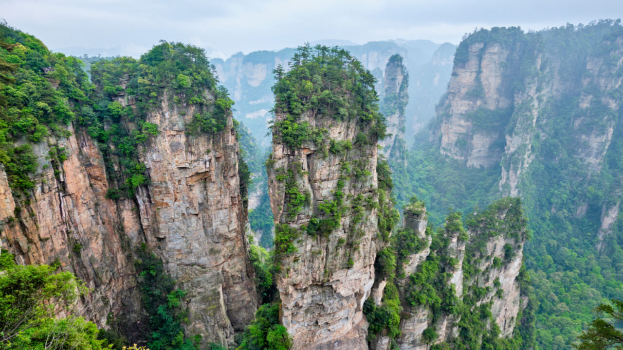 Parque Nacional zhangjiajie Hunan China