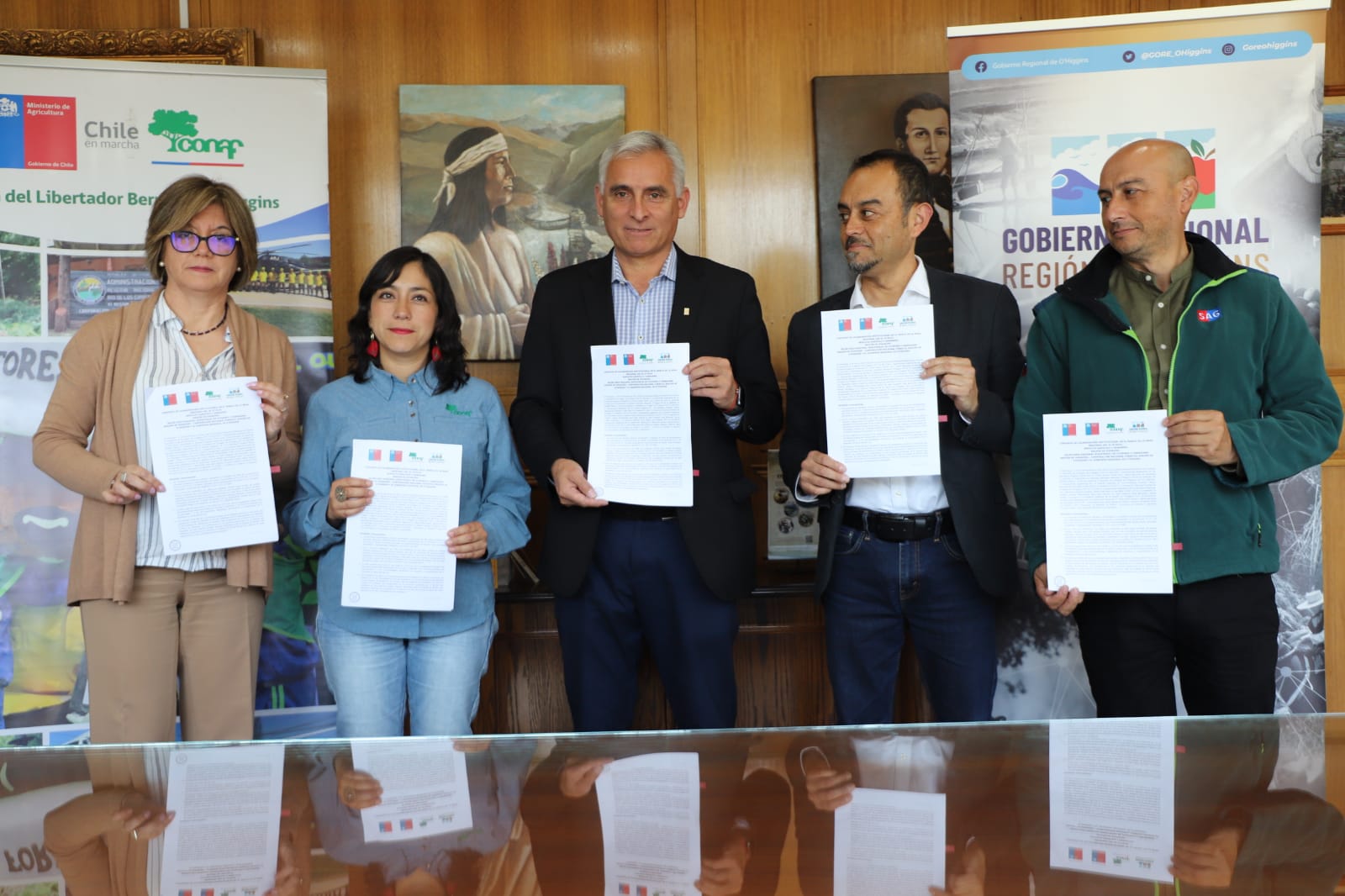 GOBIERNO REGIONAL MINVU SAG Y CONAF FIRMAN CONVENIO PARA ENFRENTAR AUMENTO DE PARCELAS EN ÁREAS RURALES 1