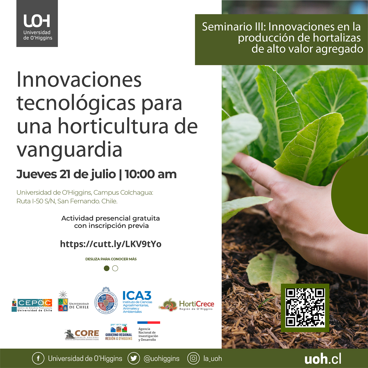 OHIGGINS SEMINARIO INTERNACIONAL CONGREGA A EXPERTOS EN HORTICULTURA DE VANGUARDIA DE ESPAÑA 2