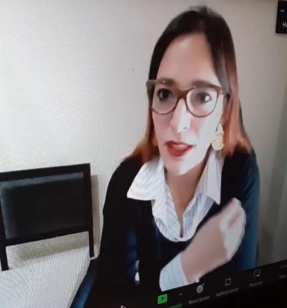 JUEZA DEL TOP DE SANTA CRUZ PARTICIPÓ EN CHARLA SOBRE LA LEY DE ENTREVISTA VIDEOGRABADA