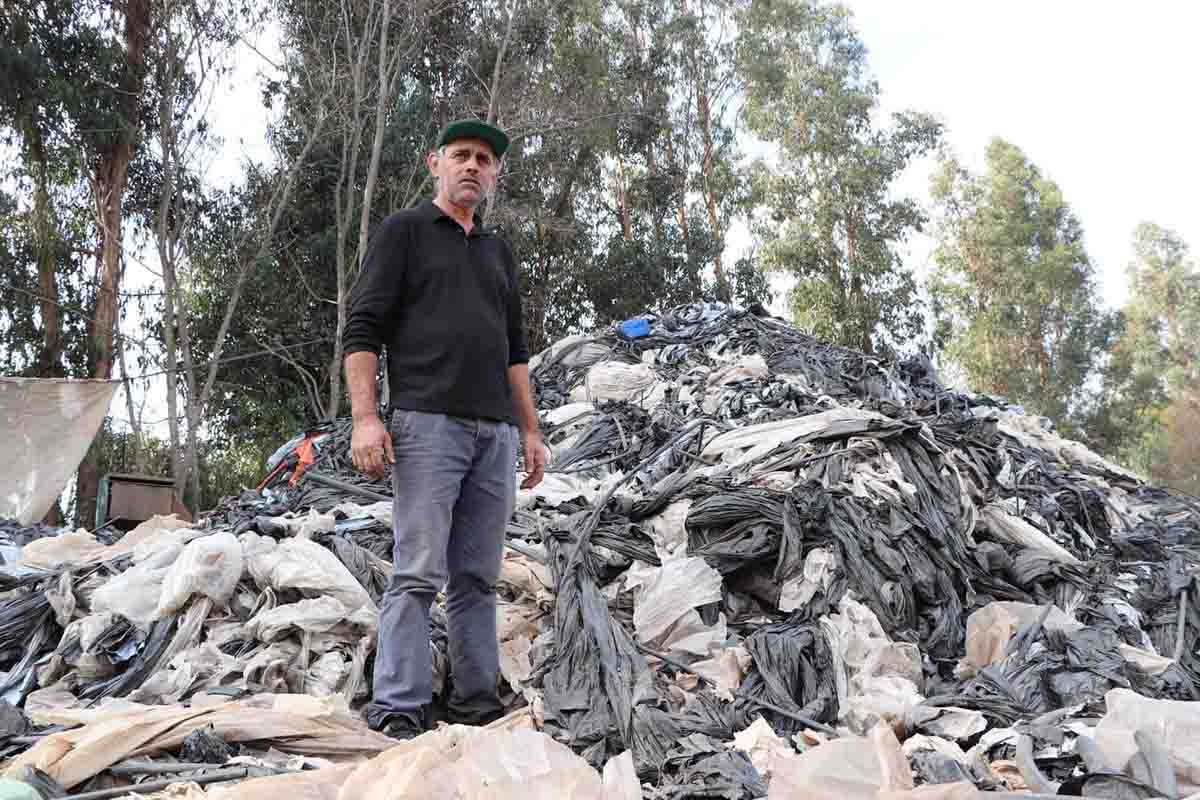 RENÉ ARCE GÁLVEZ AGRICULTOR DE QUINTA DE TILCOCO APOSTÓ POR CUIDAR EL MEDIO AMBIENTE Y ESTE AÑO YA HA RECICLADO 100 TONELADAS DE PLÁSTICO 1rené