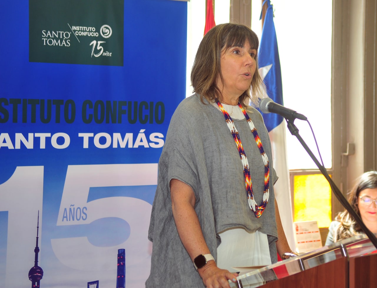 INSTITUTO CONFUCIO SANTO TOMÁS CELEBRÓ SUS 15 AÑOS DE HISTORIA rectora universidad santo tomas