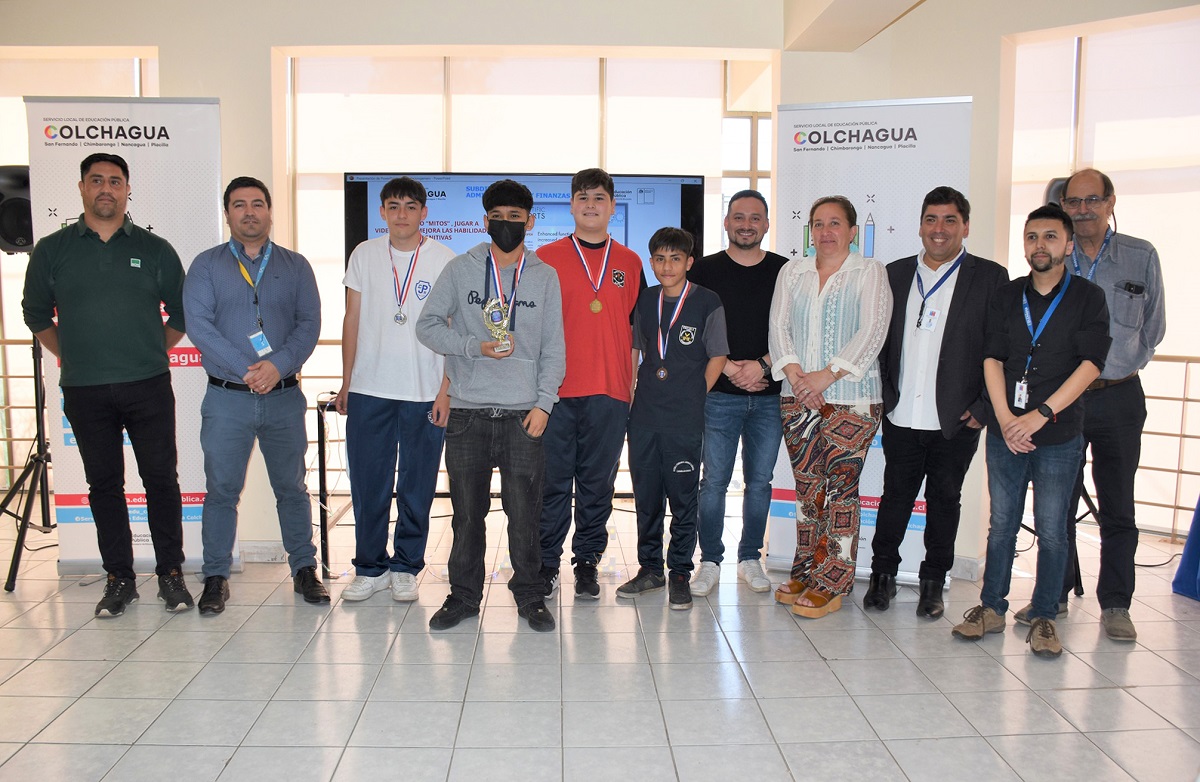 LICEO NEANDRO SCHILLING SE ALZÓ COMO TRIUNFADOR DEL 2DO. TORNEO ESPORTS DE SLEP COLCHAGUA 1