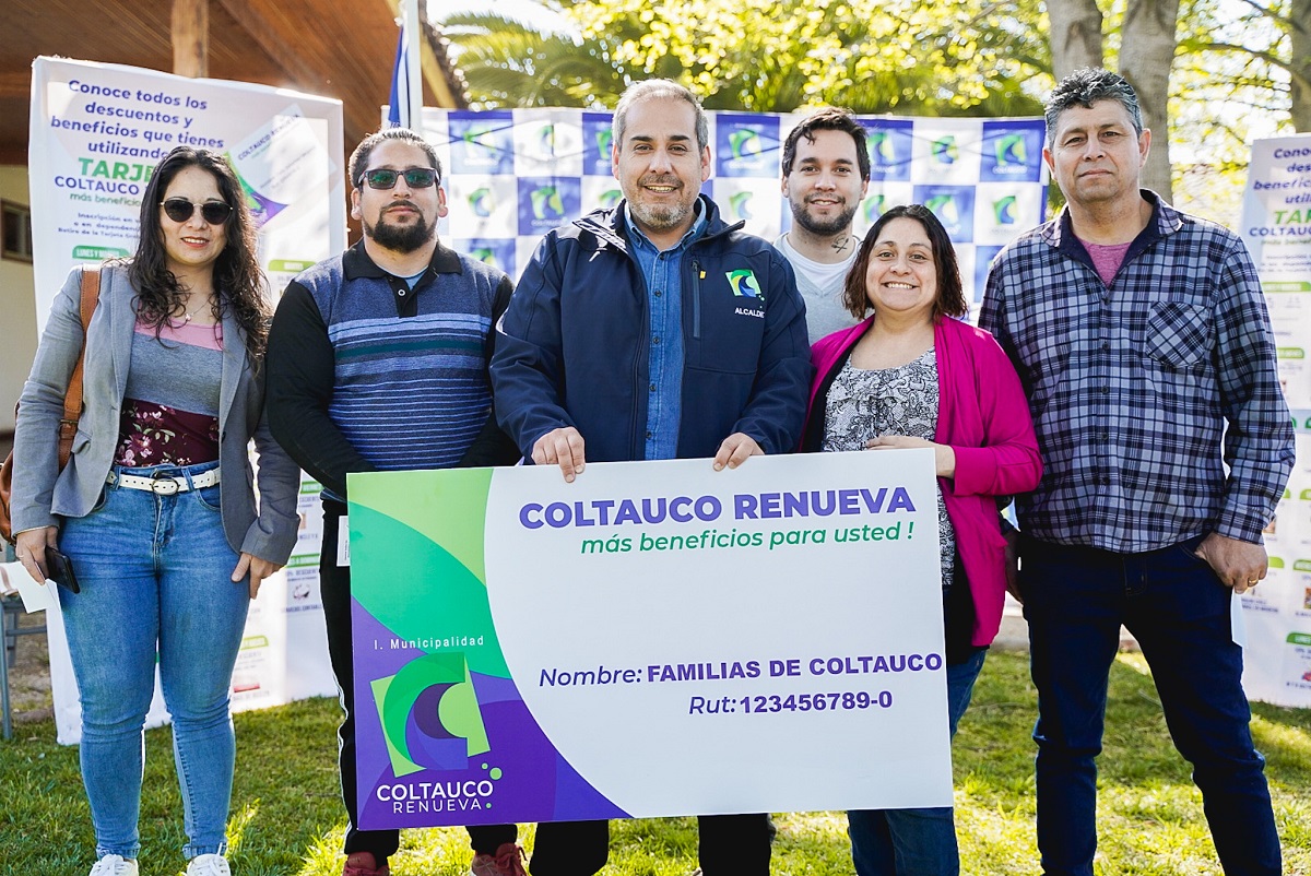 MUNICIPALIDAD DE COLTAUCO LANZÓ TARJETA CON DESCUENTOS Y BENEFICIOS EN EL COMERCIO PARA FAMILIAS DE LA COMUNA 2