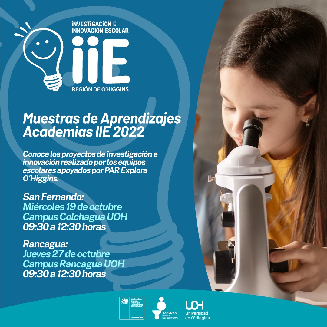 ACADEMIAS IIE MOSTRARÁN SUS TRABAJOS DE INVESTIGACIÓN E INNOVACIÓN AL PÚBLICO 1