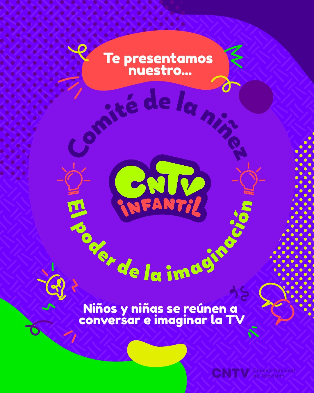 CNTV PRESENTA COMITÉ DE LA NIÑEZ E INVITA A PARTICIPAR EN EL ESPACIO DURANTE 2023 1