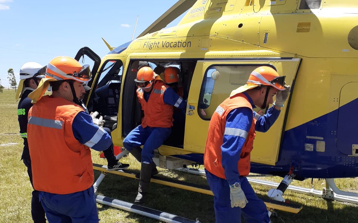 BRIGADISTAS FORESTALES URUGUAYOS SE CAPACITAN EN CHILE PARA EL COMBATE DE INCENDIOS 2