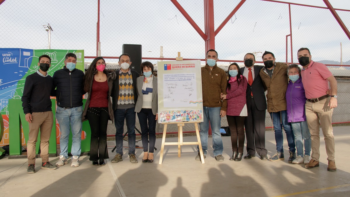 MINVU Y MUNICIPIO DE OLIVAR DAN EL VAMOS OFICIAL A LA INTERVENCIÓN DEL BARRIO GULTRO ORIENTE 5