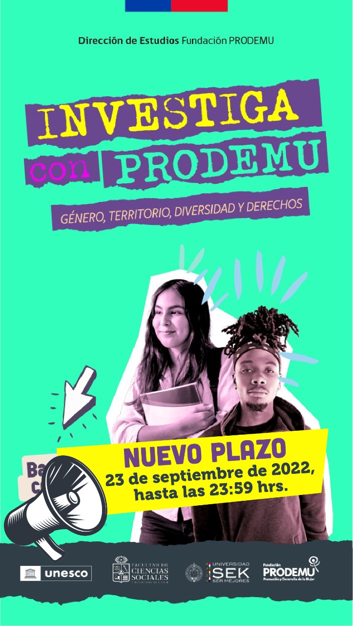 SE AMPLÍA PLAZO PARA POSTULAR AL FONDO DE TESIS INVESTIGA CON PRODEMU