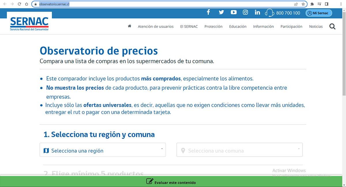 MINISTERIO DE ECONOMÍA Y SERNAC LANZAN OBSERVATORIO DE PRECIOS DE PRODUCTOS