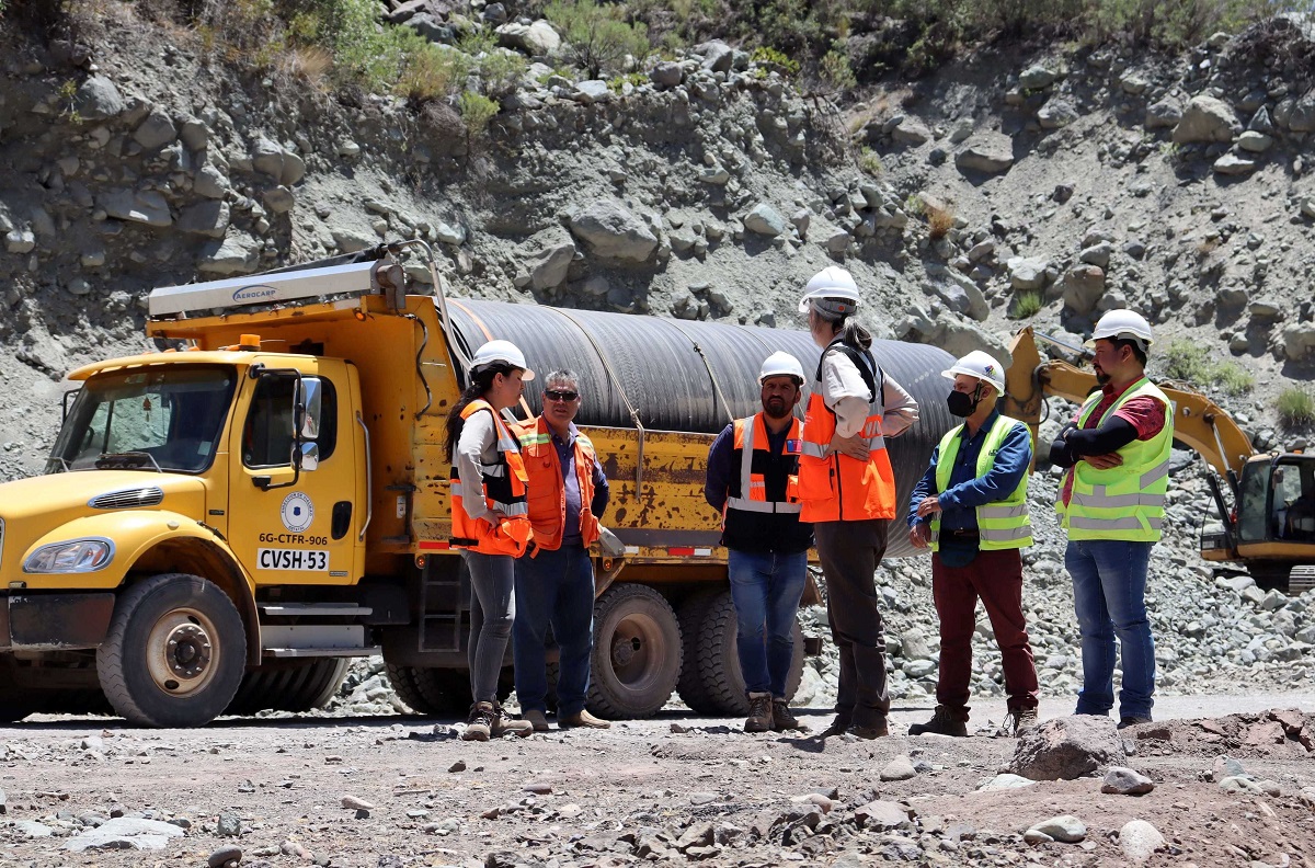 VIALIDAD MOP OHIGGINS AVANZA EN TRABAJOS PARA RESTABLECER RUTA I 45 CAMINO TERMAS DEL FLACO 4
