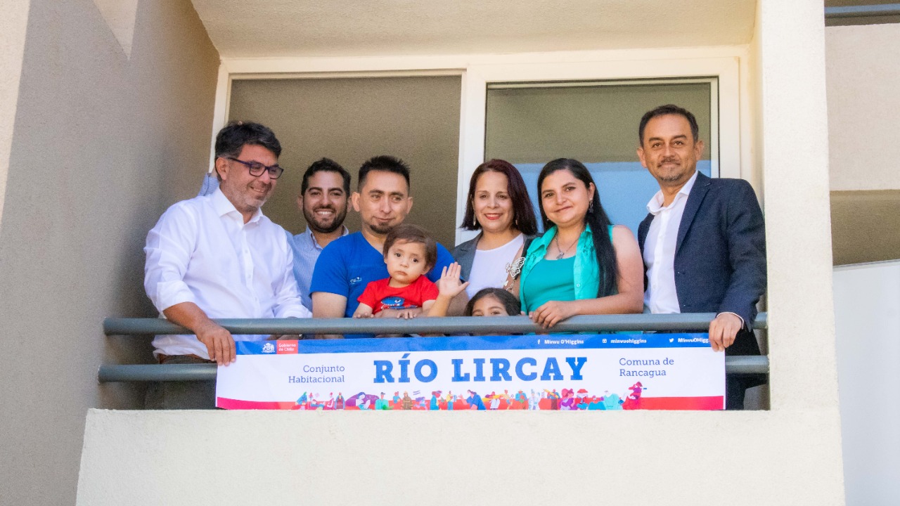 260 FAMILIAS DARÁN VIDA AL CONJUNTO HABITACIONAL RÍO LIRCAY DE RANCAGUA PERTENECIENTE AL PROGRAMA DE INTEGRACIÓN SOCIAL Y TERRITORIAL DEL MINVU 2