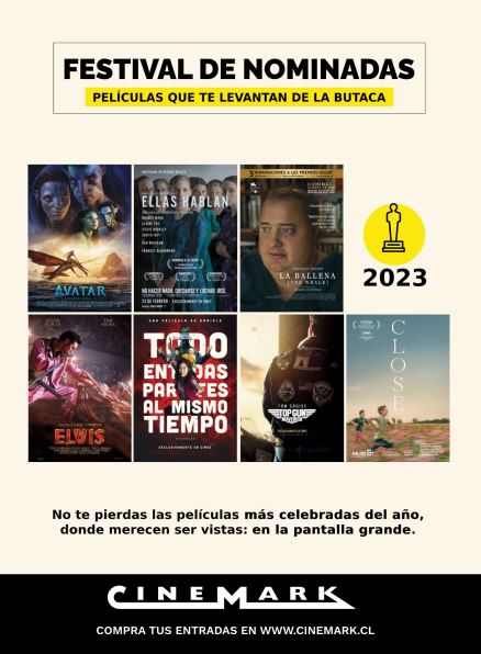 REGRESA FESTIVAL DE NOMINADAS AL OSCAR EN CINEMARK