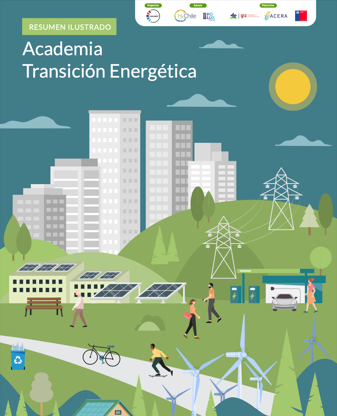 EN EL MARCO DE SU PROGRAMA DE EDUCACIÓN AMBIENTAL UNO.CINCO LANZA LIBRO ILUSTRADO SOBRE LA TRANSICIÓN ENERGÉTICA EN CHILE