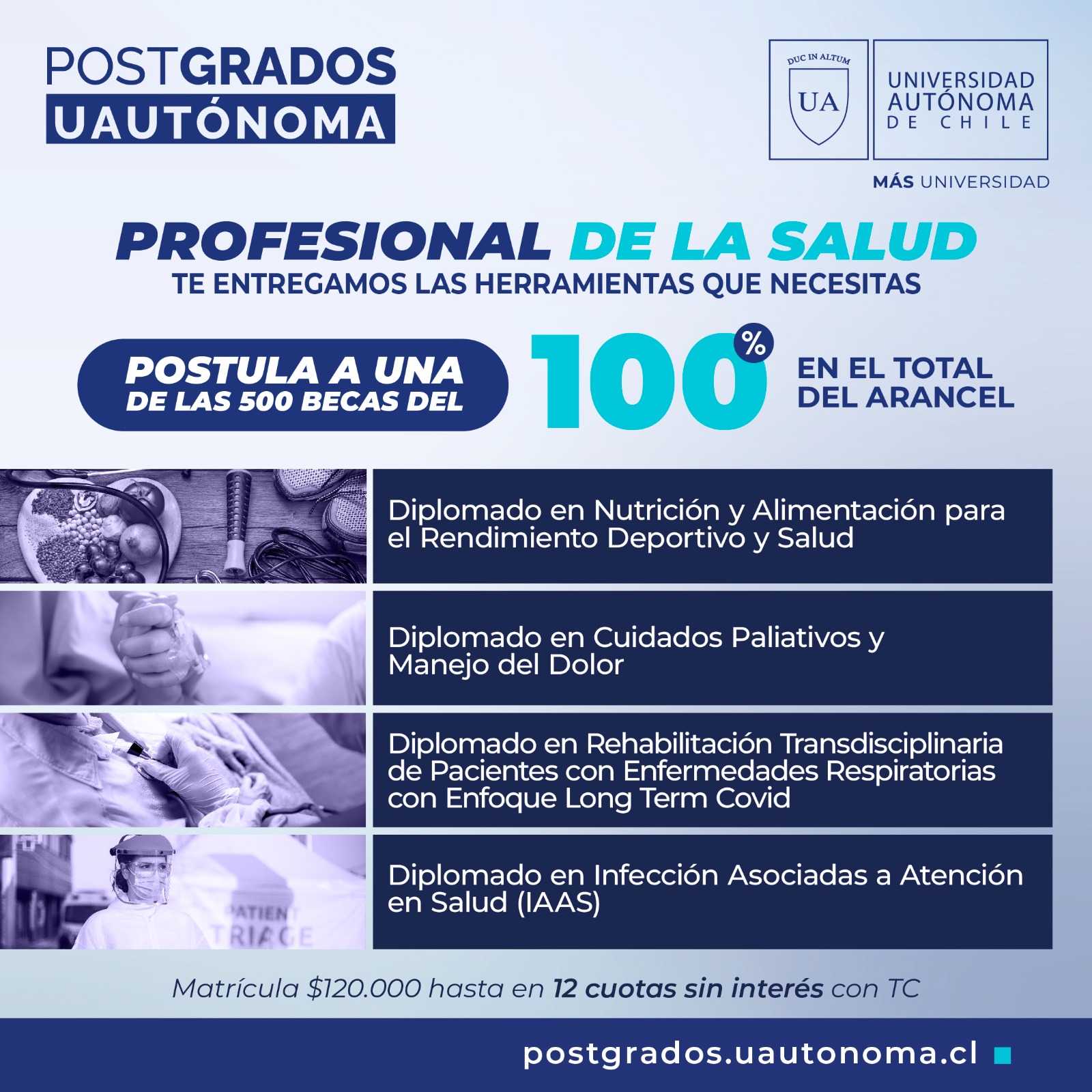 ABIERTAS POSTULACIONES A BECAS EN SALUD PARA CURSOS DE POSTGRADOS DE LA UNIVERSIDAD AUTÓNOMA 2
